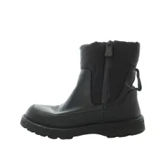モンクレール MONCLER Rain Don't Care ショートブーツ 37 23.5cm 黒 ブラック サイドジップ プルタブ 厚底 /RI ■OSのサムネイル