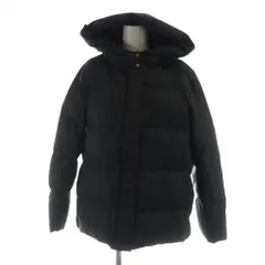 ミッシェルクラン MICHEL KLEIN ダウンジャケット ミドル 長袖 ジップアップ フード 38 M 黒 ブラック ■GY14 /MQのサムネイル
