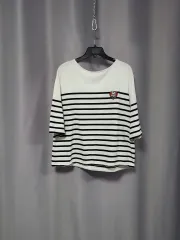 アトリエ マジョリー ボーダー柄 コットンTシャツ 88のサムネイル