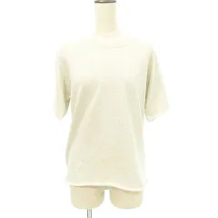 ベイジ BEIGE ラメニット カットソー ラグラン トレーナー 半袖 4 約XLサイズ ベージュ ■YHS4のサムネイル