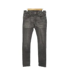 オールセインツ ALLSAINTS CIGARETTE デニム ジーンズ W30 グレー ウォッシュ加工 ヒゲ加工 ダメージ加工 フルレングス /AO30 ■GY99のサムネイル