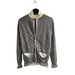サカイ sacai ニットジャケット ハイネック 裾切替 長袖 １ グレー ■WGAのサムネイル