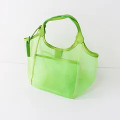 美品 定価21230円 マルコマージ MARCO MASI チュールトートバッグ グリーン／服飾 かばん ハンド【2400015085029】のサムネイル