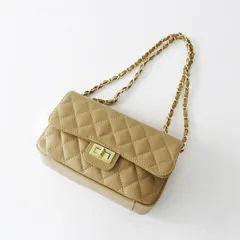 美品 ノーブル NOBLE取扱 メゾンヴァンサン MAISON VINCENT チェーンバッグ ベージュ／服飾 かばん トート ショルダー【2400015085050】のサムネイル