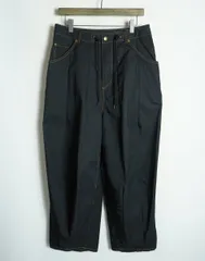 美品 26SS NEEDLES ニードルズ ニードルス H.D. Jean Memory Poly Taffeta ナイロン タフタ ヒザデル ワイド パンツ SX185 XS 正規 5002Q♪のサムネイル