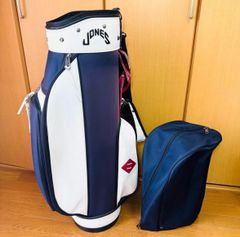 Jones ゴルフキャディバッグ スタンド型ネイビー - メルカリ