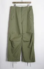 美品 Engineered Garments エンジニアドガーメンツ Over Pant Ripstop リップストップ オーバー ミリタリー パンツ カーキ XS 5044Q♪のサムネイル