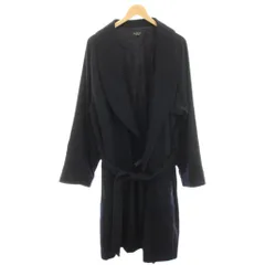 エポカ ウォモ EPOCA UOMO ショールカラーコート ガウンコート ウール カシミヤ混 ロング L 紺 ネイビー /HN ■ECE004のサムネイル
