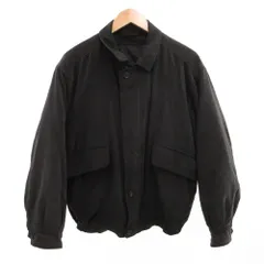 ザ スコッチ ハウス The Scotch House ボンバージャケット ブルゾン ジップアップ ピーチスキン M 黒 ブラック /JS ■ECA001のサムネイル