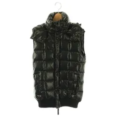 エーケーエム AKM ×デュベティカ DUVETICA AD002 SQUARED HOODED VEST ダウンベスト フード付き L ブラック /ES ■OS ■SHのサムネイル
