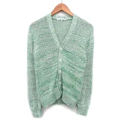 ジャーナルスタンダード レリューム JOURNAL STANDARD relume ニット カーディガン 長袖 Vネック コットン S グリーン 緑 /KT4 ■ECC003のサムネイル