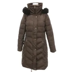ローレンラルフローレン LAUREN RALPH LAUREN ダウンコート フェイクファー付きフード キルティング XS カーキ /YJ ■GY06のサムネイル