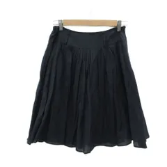 アルマーニ ジーンズ ARMANI JEANS フレアスカート ひざ丈 4 紺 ネイビー /HO67 ■GY60のサムネイル