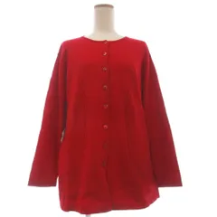 ジバンシィ GIVENCHY GLAMOUR カーディガン 長袖 カシミヤ 赤 レッド 46のサムネイル