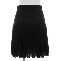 アレキサンダーワン ALEXANDER WANG アコーディオンプリーツスカート フレア ミニ 2 黒 ブラック /GV ■GY19のサムネイル
