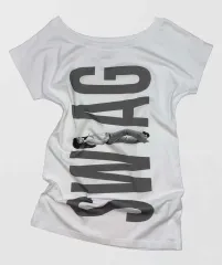 (XS) SCULPTOR Swag Long Tee White アサ 着用のサムネイル
