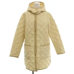 トラディショナルウェザーウェア Traditional Weatherwear ARKLEY WITH DETACHABLE HOOD キルティングコート 中綿 フード ジャケット 36 アイボリー L212APQCO0167AA /☆G のサムネイル