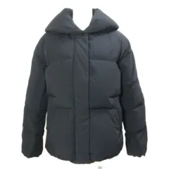 プラステ PLST 19AW ナイロンショートダウンジャケット 12-940-4020 ジップアップ ドルマンスリーブ サイドジップ S 黒 ブラック /Xのサムネイル