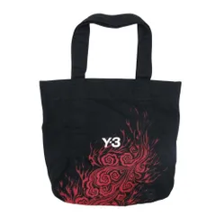 良品 Y-3 Yohji Yamamoto adidas ワイスリー ヨウジヤマモト アディダス 24aw JFAコラボ トートバッグ ロゴ カバン 鞄 黒 メンズ 古着 中古 USEDのサムネイル