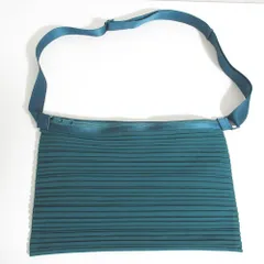 美品 PLEATS PLEASE ISSEY MIYAKE プリーツプリーズ イッセイミヤケ ショルダーバッグ PP12-AG541 グリーン レディース 古着 中古 USEDのサムネイル