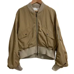 良品 24SS JOURNAL STANDARD ジャーナルスタンダード ショートMA-1 ジャケット べージュ レディース 古着 中古 USEDのサムネイル