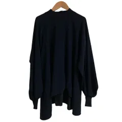 良品 ENFOLD エンフォルド フレアブラウス サイズ38 ネイビー レディース 古着 中古 USEDのサムネイル