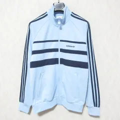 美品 adidas Originals アディダスオリジナルス The First トラックトップ ジャケット ジャージ JP1042 サイズXS ライトブルー メンズ 古着 中古 USEDのサムネイル