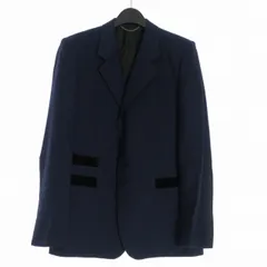 ジョンローレンスサリバン JOHN LAWRENCE SULLIVAN 比翼 3B テーラードジャケット ブレザー 長袖 ネイビー 紺 のサムネイル