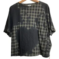 未使用 pas de calais パドカレ 25周年限定 チェックハートぼかし柄 カットソー 1802-180 サイズ36 ブラック グレー レディース 古着 中古 USEDのサムネイル