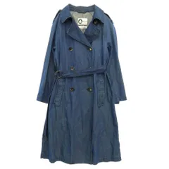 LANVIN ランバン ACNE STUDIOS アクネストゥディオズ × ACNE アクネ Wネーム デニムコレクション トレンチコート インディゴブルー系 34【中古】のサムネイル
