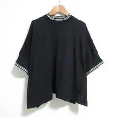 美品 sacai サカイ Cotton Jersey Pullover プルオーバー カットソー 21-05483 サイズ2 ブラック レディース 古着 中古 USEDのサムネイル