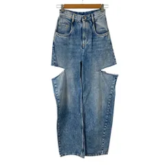 良品 Maison Margiela 1 メゾンマルジェラ スラッシュジーンズ デニムパンツ S51LA0051 サイズ36 インディゴブルー  レディース 古着 中古 USEDのサムネイル