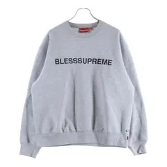 SUPREME (シュプリーム) 23AW BLESS Crewneck ブレス クルーネックスウェットトレーナー グレーのサムネイル