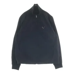 PRADA (プラダ) トライアングルロゴプレート シルクブレンド ナイロン ジップアップジャケット ブルゾン ブラック SGC469のサムネイル