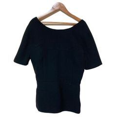 상태좋음 MARNI マルニ ジョーゼット ブラウス CAMAO33U00TA072 サイズ42 ブラック レディース 古着 중고 USED