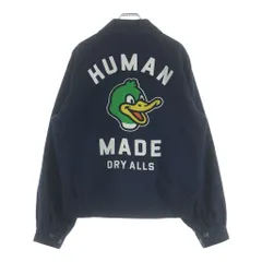 HUMAN MADE (ヒューマンメイド) WORK JACKET ロゴエンブロイダリー ジップアップ ワークジャケット ネイビー HM31JK005のサムネイル