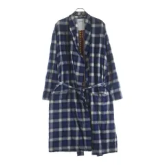 PHENOMENON (フェノメノン) 16SS オンブレチェック ガウンコート ブルー PM16COT00703 -のサムネイル