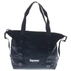 SUPREME (シュプリーム) 20AW Zip Tote Bag ボックスロゴデザイン ジップ トートバッグ ブラックのサムネイル