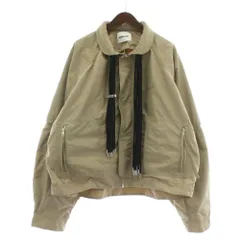 アンブッシュ AMBUSH Multicord Nylon Jacket ナイロンジャケット ブルゾン アウター ジップアップ ロゴ 刺繍 M ベージュ BMEA008S21FAB001 /XZ ■GY12のサムネイル