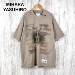 MIHARA YASUHIRO DOG PRINT TEE ミハラヤスヒロ ドッグプリント Tシャツ ベージュ 犬 オーバーサイズのサムネイル