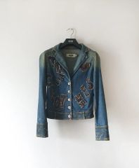 Moschino Jeans デニムジャケット ワッペン装飾 - メルカリ
