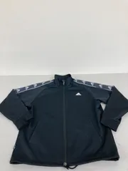 送料無料★adidas アディダス★ジャージ　トラックジャケット★メンズ　Lサイズ★ブラック　黒　#80807sawのサムネイル