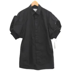 新品同様 サカイ Cotton Poplin × Nylon Twill Dress 24-07097 サイズ2 ブラック ドッキングシャツ 黒 0364 Sacaiのサムネイル