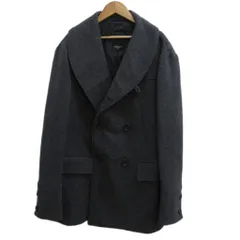 エンポリオアルマーニ EMPORIO ARMANI ETEROPOLITAN LINE コート ウール 54 ダークグレー ダブルブレスト ショールカラー 長袖 /PP ■GY50のサムネイル