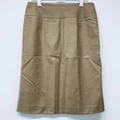 Banana Republic　ベージュ　プリーツスカート　Mのサムネイル