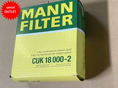 ＼アウトレット／MANNフィルター CUK18000-2 MANN キャビンフィルター エアコンフィルター フィルター MERCEDES BENZ ベンツ 車 活性炭入り 脱臭 消臭 花粉 花粉症対策 マンフィルター MANN-FILTER メルセデスベンツ