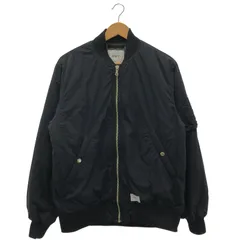 【中古】WTAPS NYLON TAFFETA MA-1 フライトジャケット 02 182GWDT-JKM03 ブラック ダブルタップス[10]のサムネイル