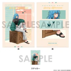 【予約】【新品】SAKAMOTO DAYS クリアファイル＆ステッカーセット～Sunny Afternoon～ 11.赤尾 リオン【正規品】のサムネイル