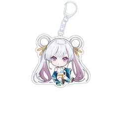 【予約】【新品】【再販】超かぐや姫！ ぺたん娘 アクリルキーホルダー 月見ヤチヨ バトル衣装【正規品】のサムネイル
