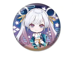 【予約】【新品】【再販】超かぐや姫！ ぺたん娘 缶バッジ 月見ヤチヨ バトル衣装【正規品】のサムネイル